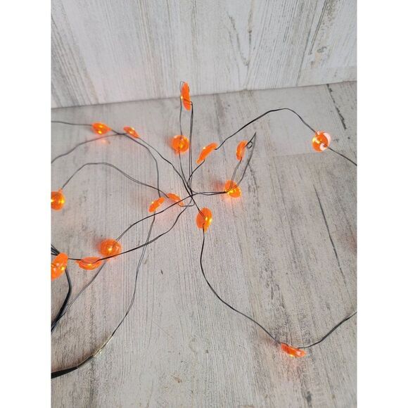 Pumpkin string light up Village accessory Halloween - Picture 4 of 11
